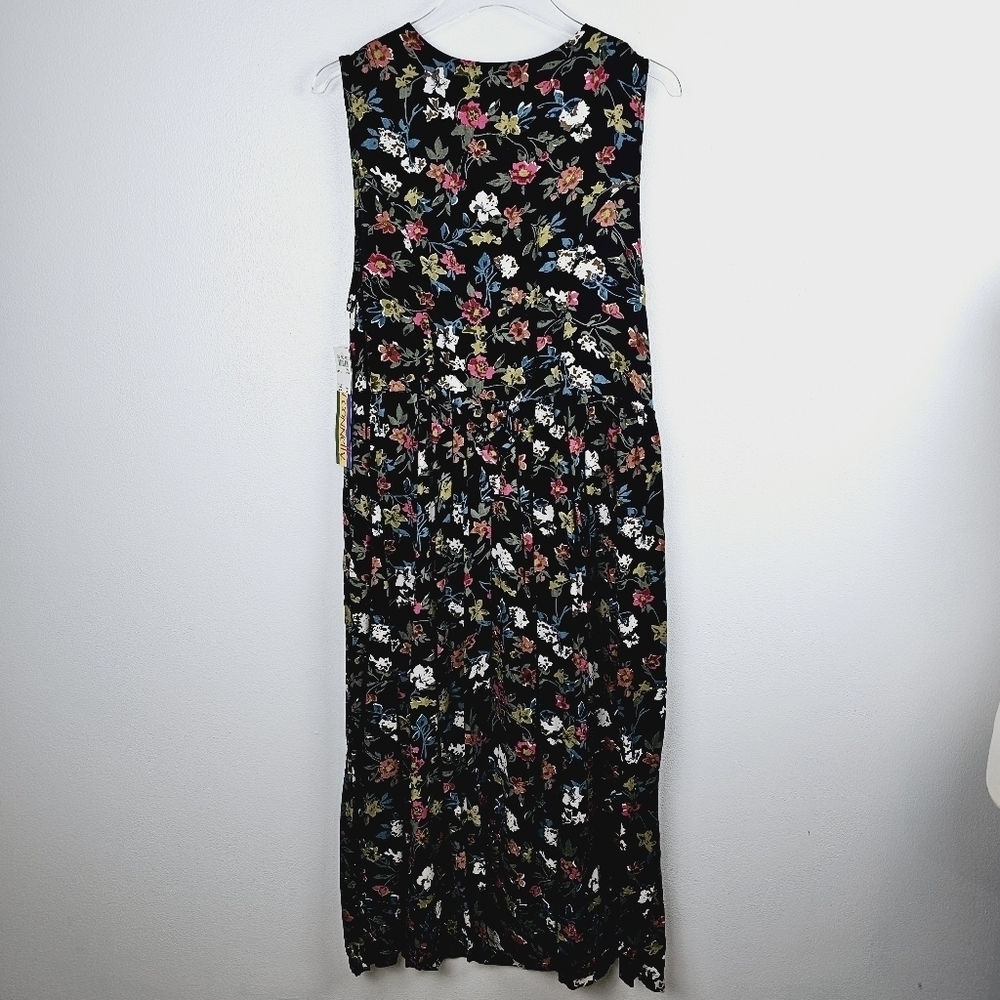Bryn Connelly Vintage Floral Button Front Sleeveless Dress NWT - Picture 2 of 12